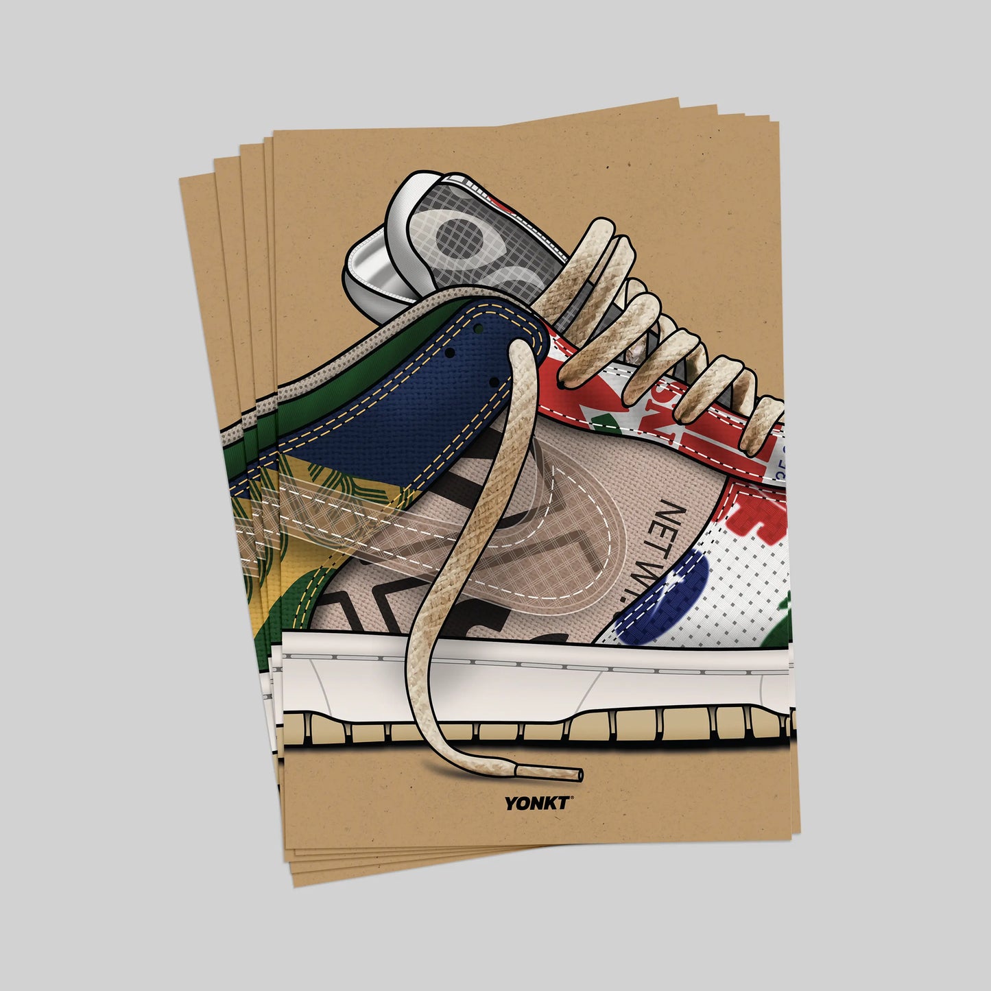 Artwork Nike Dunk Low SP City Market