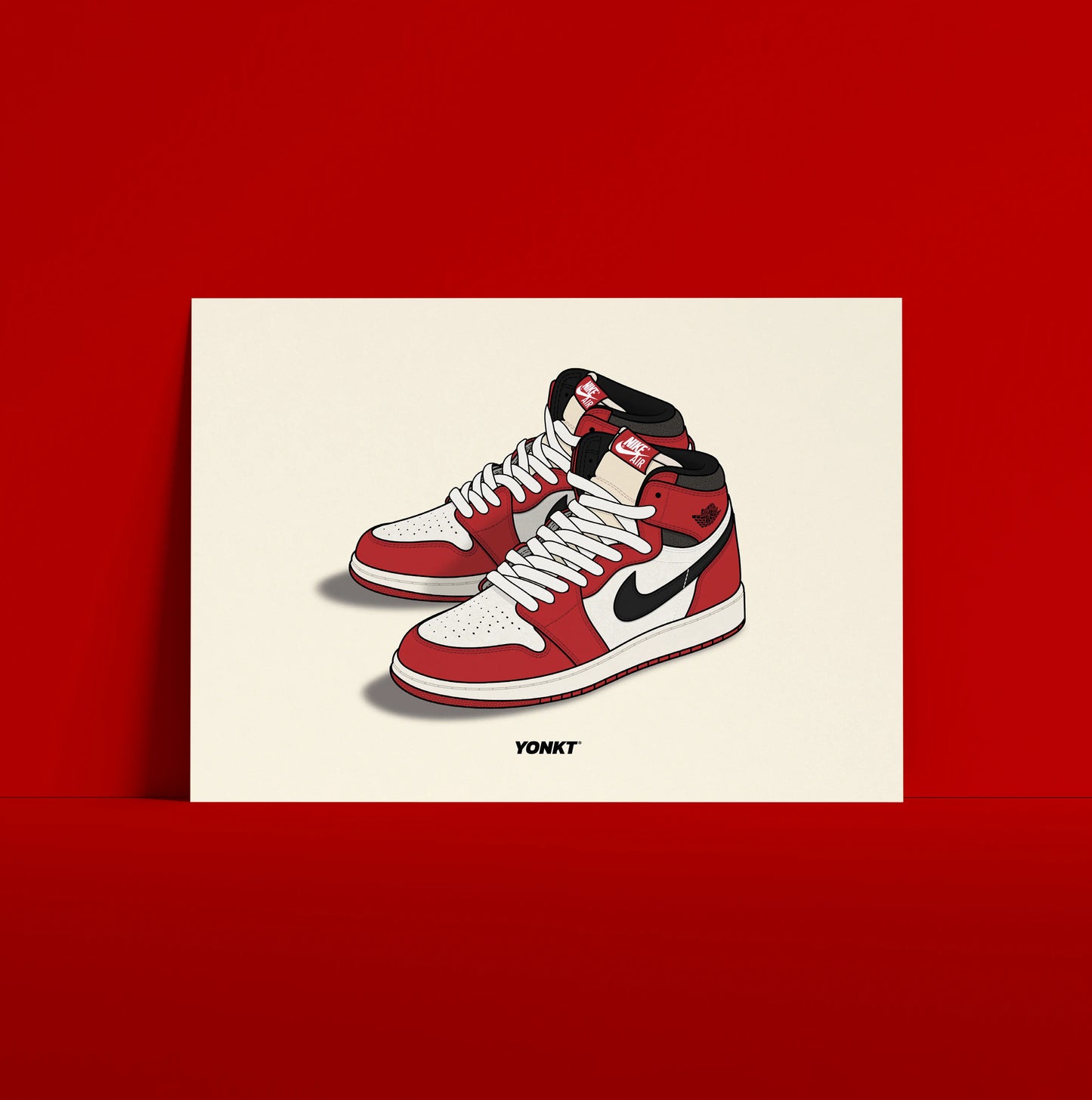 Artwork Air Jordan 1 Retro High OG Lost & Found