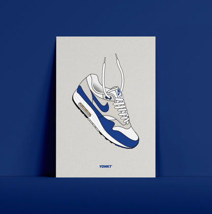 Artwork Nike Air Max 1 OG Royal