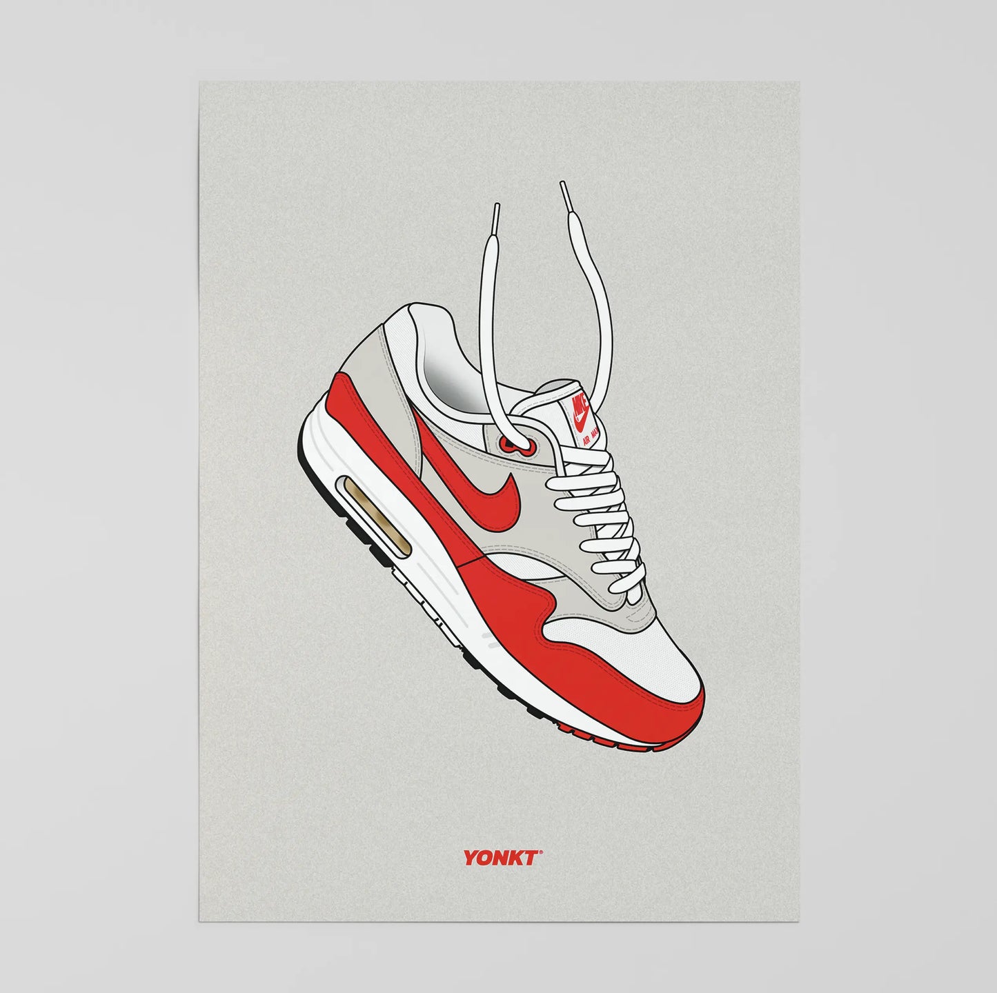 Artwork Nike Air Max 1 OG Red