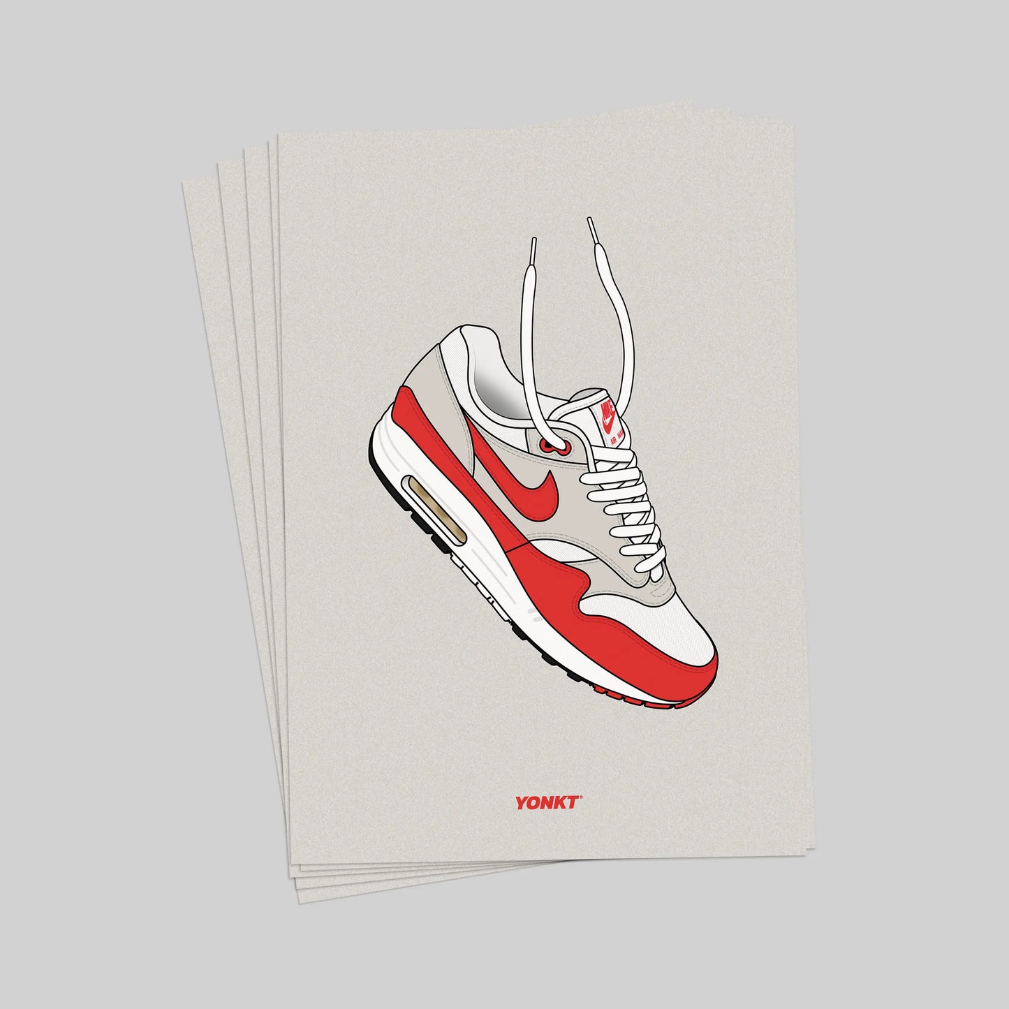 Artwork Nike Air Max 1 OG Red