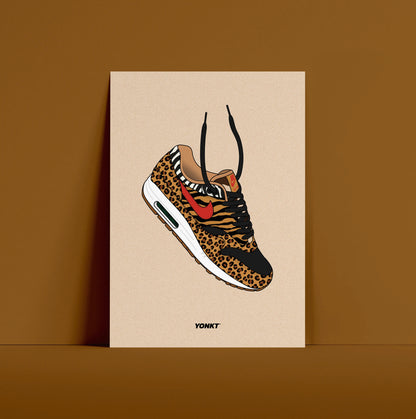 Artwork Atmos x Nike Air Max 1 Animal Pack 2.0