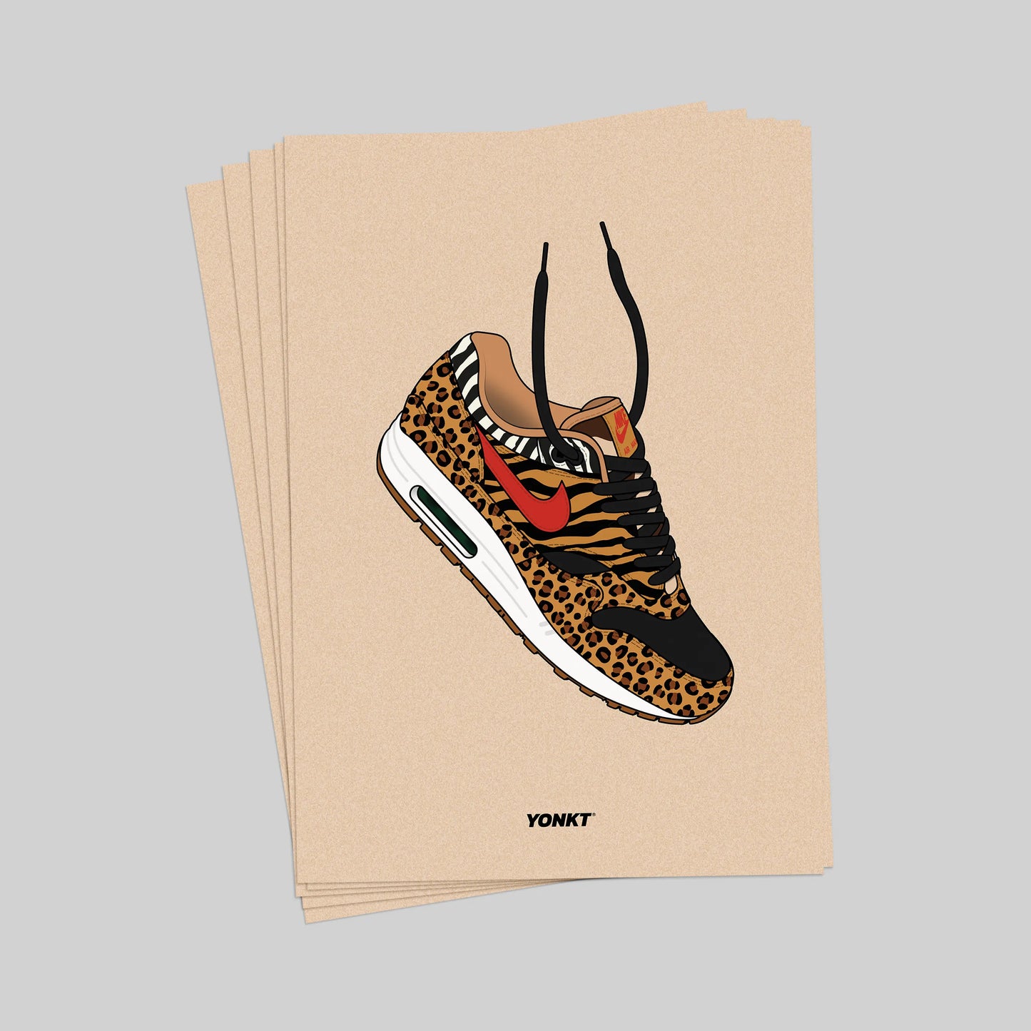 Artwork Atmos x Nike Air Max 1 Animal Pack 2.0