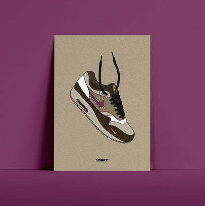 Artwork Atmos x Nike Air Max 1 B Viotech