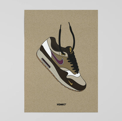 Artwork Atmos x Nike Air Max 1 B Viotech