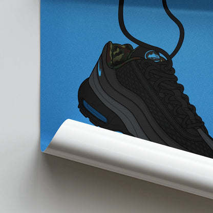 Artwork Corteiz x Nike Air Max 95 SP Aegean Storm