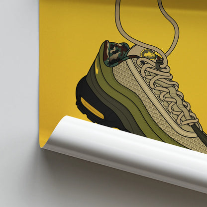 Artwork Corteiz x Nike Air Max 95 SP Sequoia