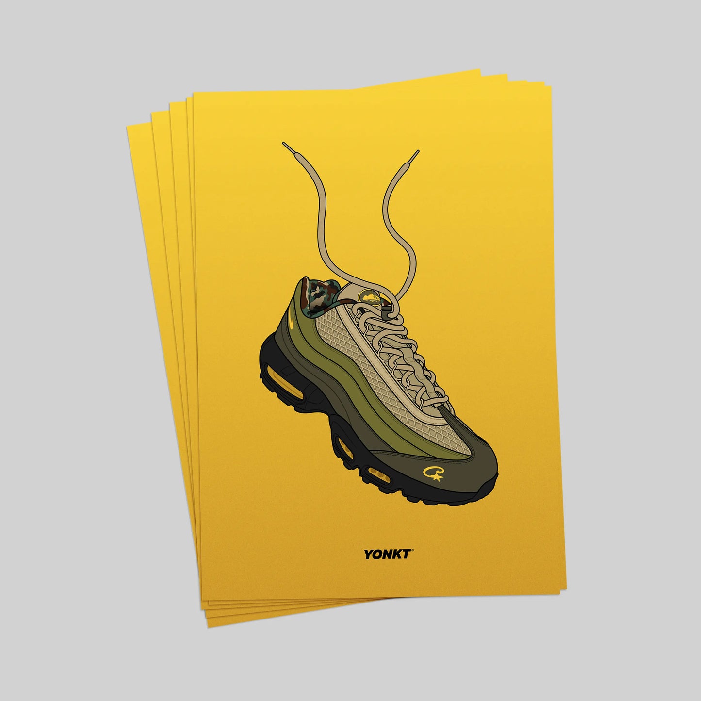 Artwork Corteiz x Nike Air Max 95 SP Sequoia