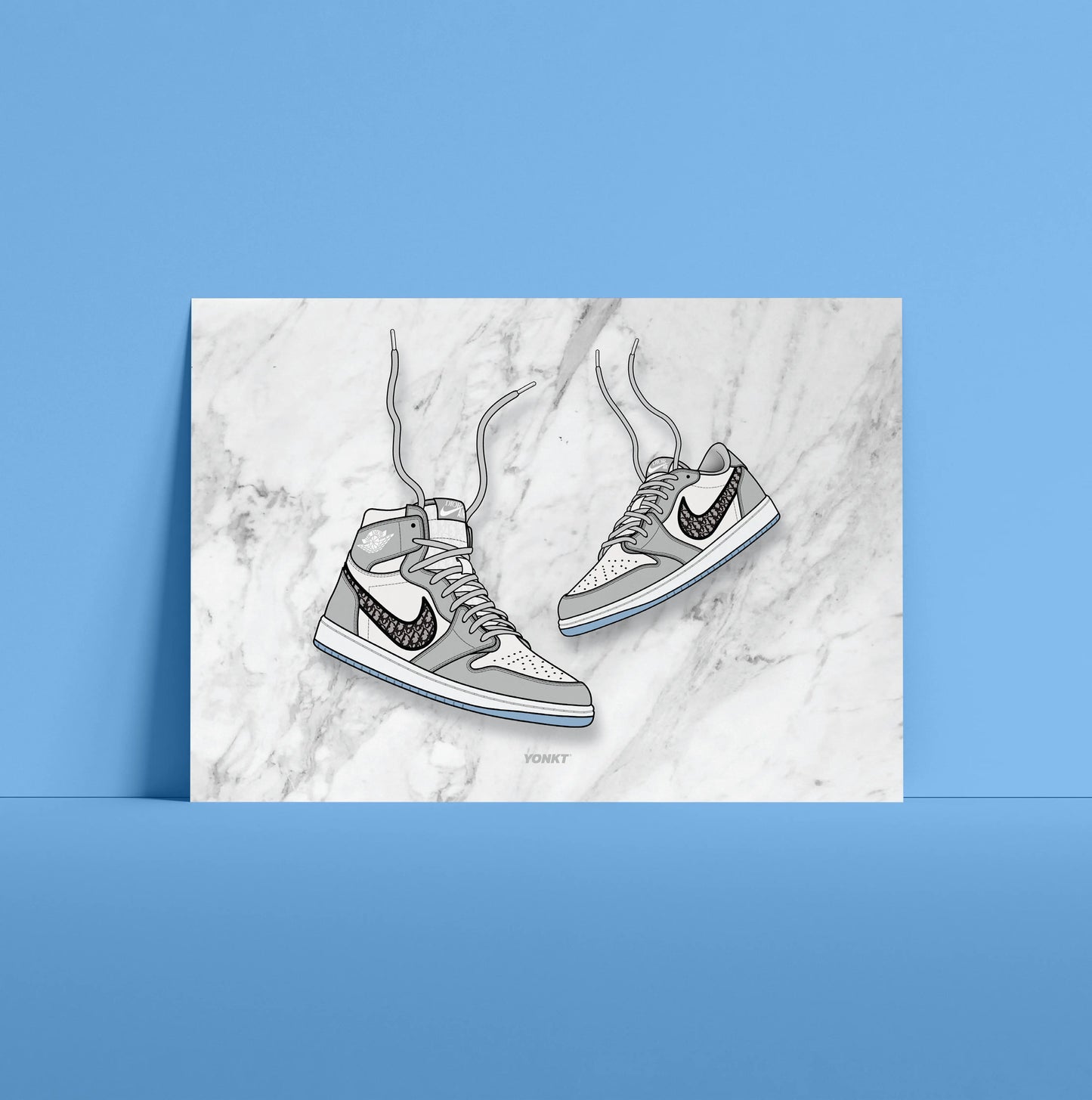 Artwork Dior x Air Jordan 1