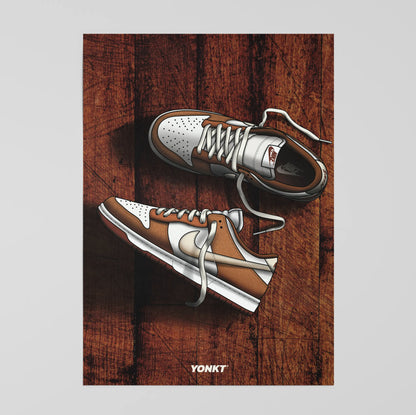 Artwork Nike Dunk Low PRM Medium Curry