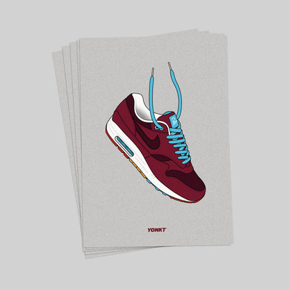 Artwork Parra x Patta x Nike Air Max 1 Cherrywood