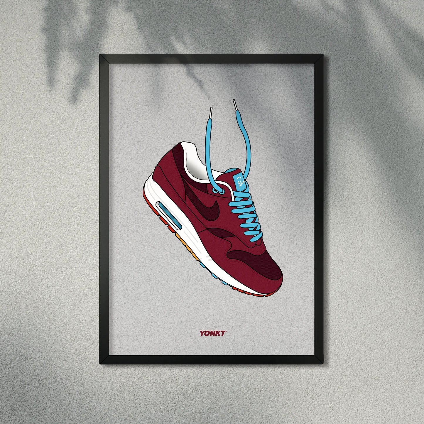 Artwork Parra x Patta x Nike Air Max 1 Cherrywood