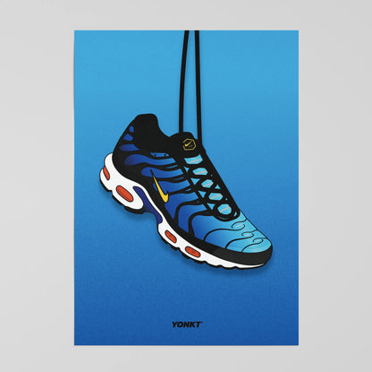 Artwork Nike Air Max Plus TN Hyper Blue