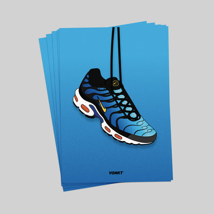 Artwork Nike Air Max Plus TN Hyper Blue