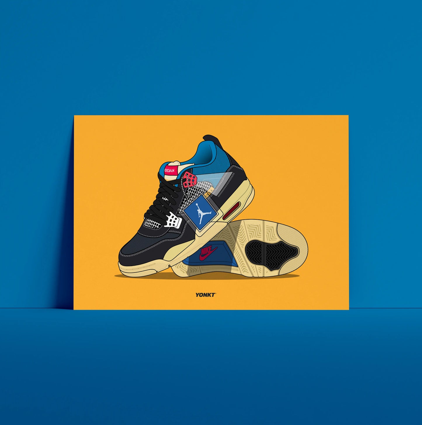 Artwork Union x Air Jordan 4 Retro SP Off Noir